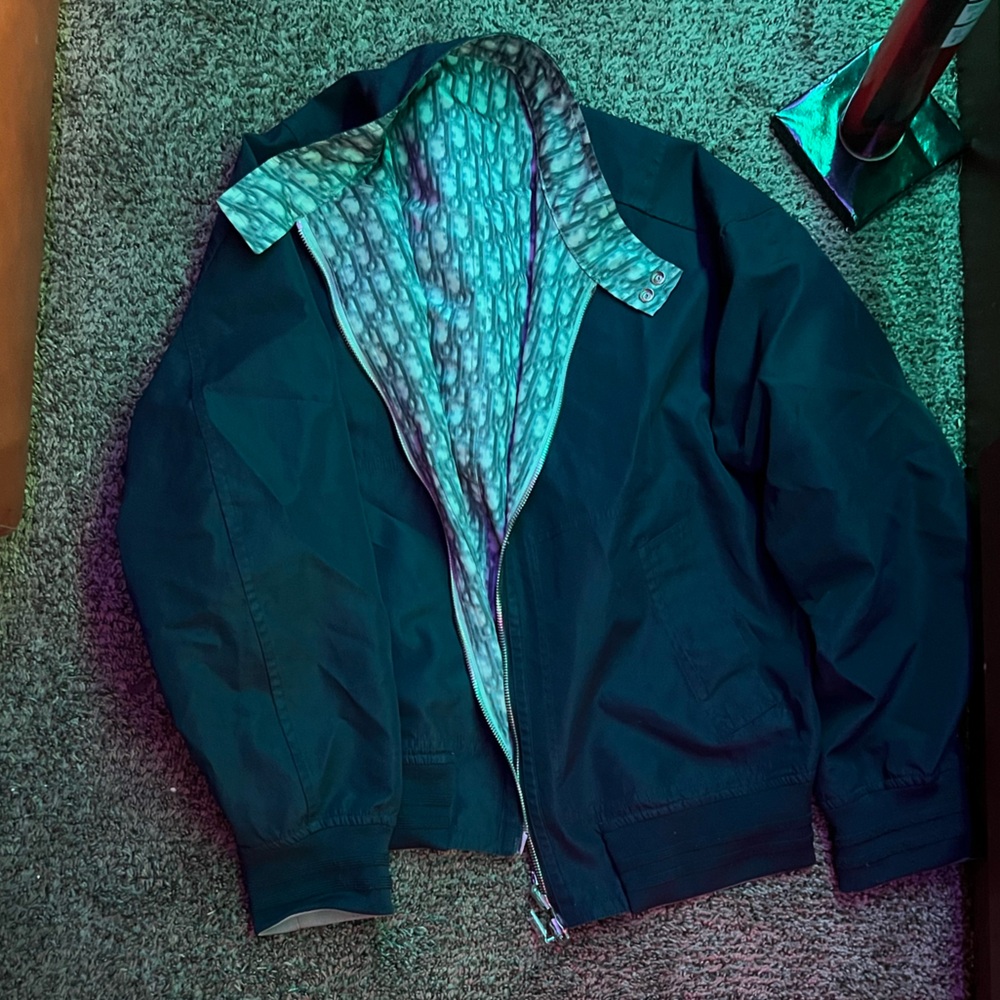 Reversible Dior zip up jacket